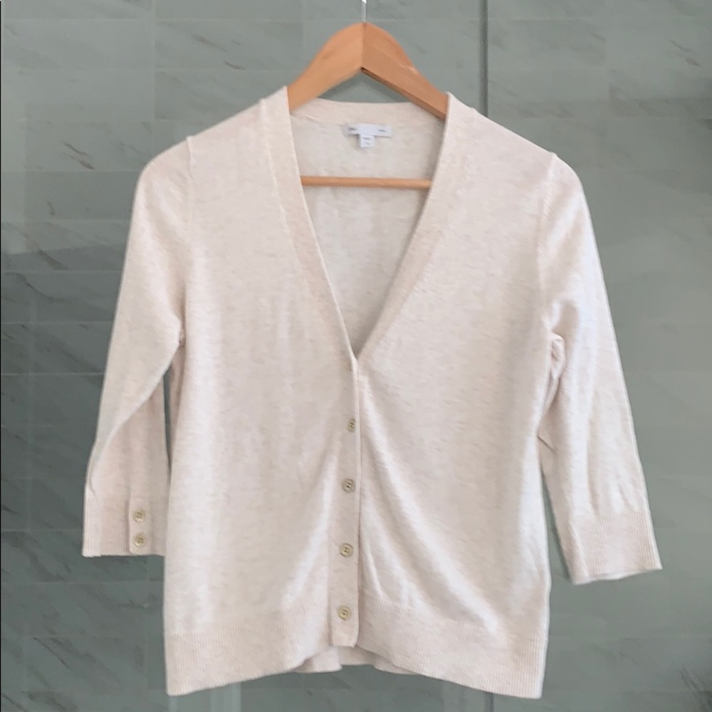 Gap vneck button up cardigan